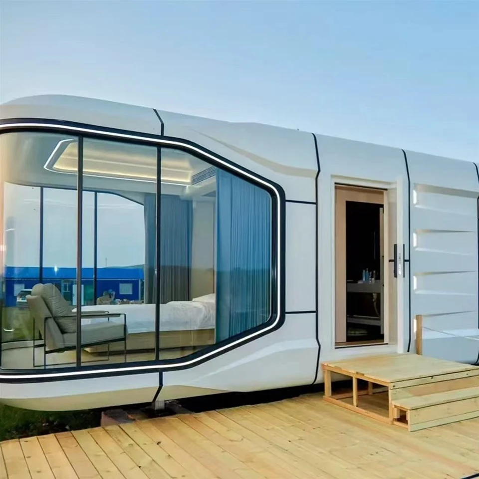 Casa cápsula pré-fabricada